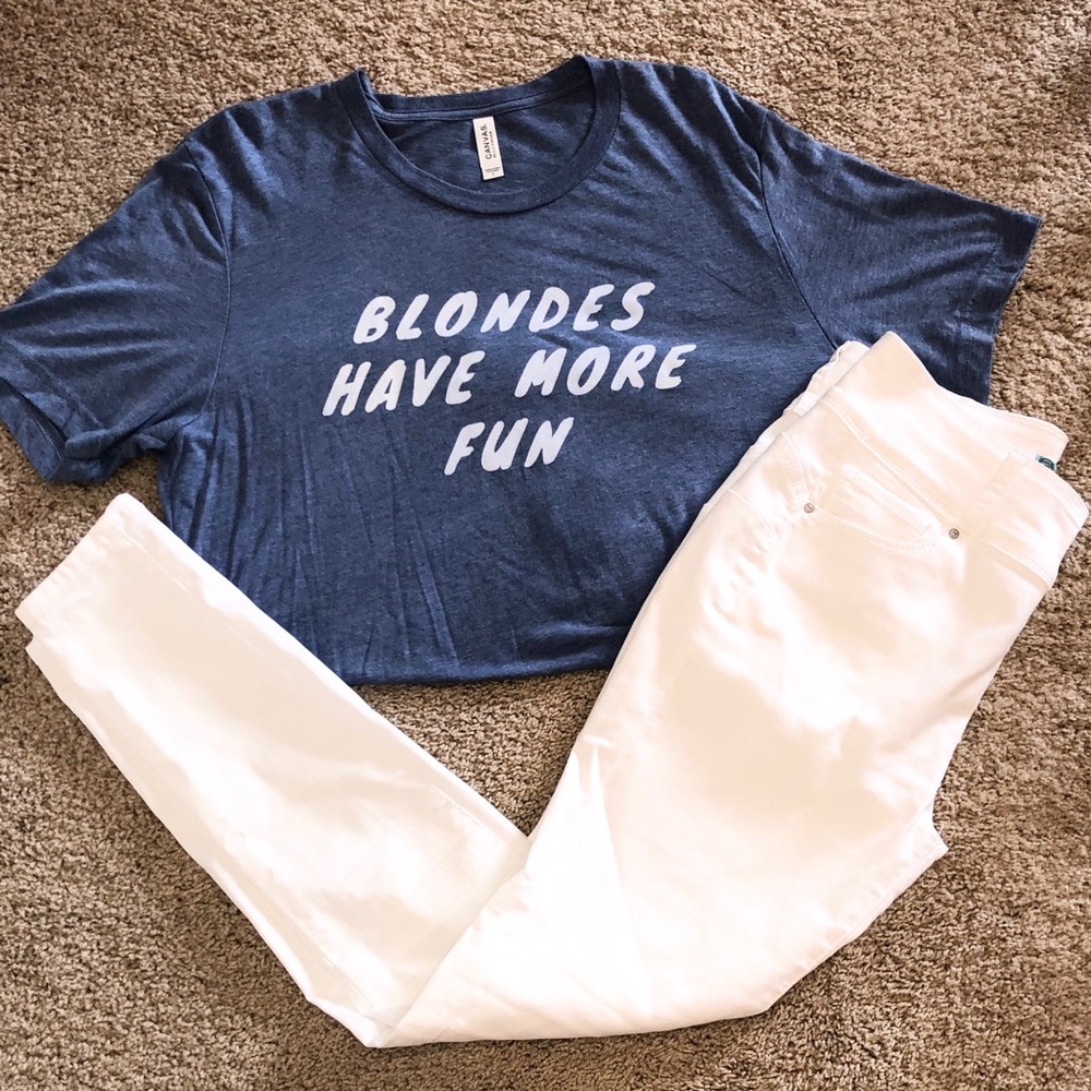 “Blondes Have More Fun” Graphic Shirt